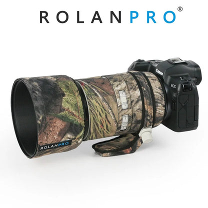ROLANPRO Waterproof Lens Coat for Canon RF 70-200mm F2.8 L IS USM Rain Cover Lens Sleeve Guns Case for CANON RF 70 200 Camo
