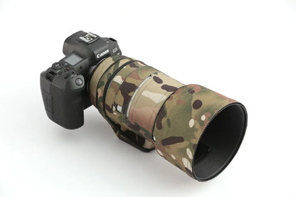 ROLANPRO Waterproof Lens Coat for Canon RF 70-200mm F2.8 L IS USM Rain Cover Lens Sleeve Guns Case for CANON RF 70 200 Camo