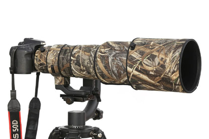 ROLANPRO Waterproof Lens Camouflage Coat for Sigma 500mm F/4 DG OS HSM Sports Lens Protective Sleeve Lens Cover Guns Case Cloth