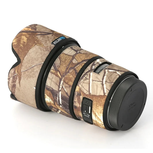 ROLANPRO Lens Coat for SIGMA 50mm F1.4 DG ART Camouflage Rain Cover Lens Protective Sleeve Guns Case Photography Clothing