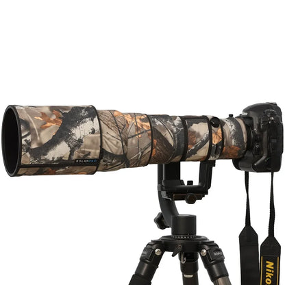 ROLANPRO Lens Cover for Nikon AF-S 500mm f/4G ED VR (I and II) Nylon Camouflage Lens Clothing Rain Cover Lens Sleeve Guns Case