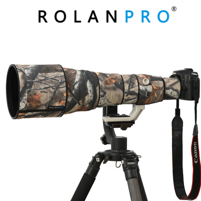 ROLANPRO Lens Camouflagt Cover for Canon EF 800mm F/5.6 L IS USM Lens Protective Sleeve Guns Case Canon 800 f5.6 Coat Backpack