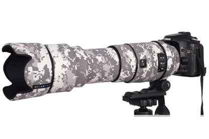ROLANPRO Lens Camouflage Coat for Sigma APO 50-500mm F/4.5-6.3 DG OS HSM Lens Protective Sleeve Guns Case Lens Cover Foto DSLR