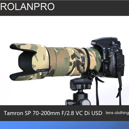 ROLANPRO Lens Coat for Tamron SP 70-200mm F2.8 VC Di USD (A009) Camouflage Lens Clothing Rain Cover Lens Case