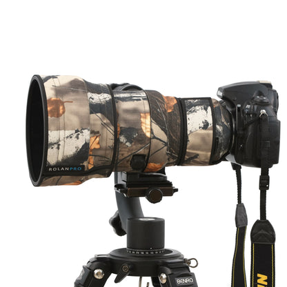 ROLANPRO Waterproof Lens Camo Coat for Nikon AF-S 200mm f/2G ED VR I and II Generations Lens Protective Sleeve Case Lens Cover