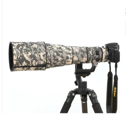 ROLANPRO Waterproof Lens Camo Coat for Nikkor Nikon AF-S 600mm F/4E FL ED VR Lens Cover Protective Sleeve Nikon 600f4e Case