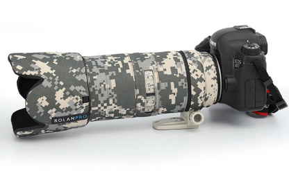 ROLANPRO Waterproof Lens Camouflage Coat Rain Cover for Canon EF 70-200mm F2.8 L IS USM lens Sleeve Guns Case