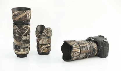 ROLANPRO Lens Coat for SIGMA 85mm F/1.4 DG ART Camouflage Rain Cover Lens Sleeve Guns Case Photography Accessories Clothing