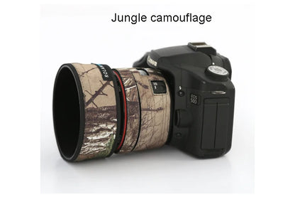 ROLANPRO Lens Camouflage Coat for Canon EF 50mm f1.2L USM Rain Cover Lens Protective Sleeve Guns Case Photography Clothing