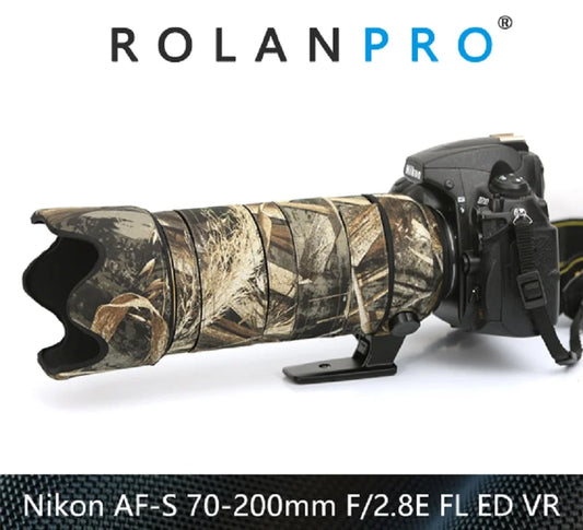 ROLANPRO Waterproof Lens Coat for Nikkor Nikon AF-S 70-200mm f/2.8E FL ED VR lens Protective Sleeve Guns Case Lenses&Accessories