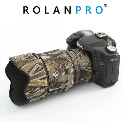 ROLANPRO Lens Coat for SIGMA 85mm F/1.4 DG ART Camouflage Rain Cover Lens Sleeve Guns Case Photography Accessories Clothing