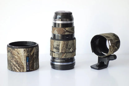 ROLANPRO Camouflage Lens Coat for Olympus M.ZD 40-150 F2.8 PRO Lens Protective Sleeve Waterproof Lens Cover Olympus 40 150 Case