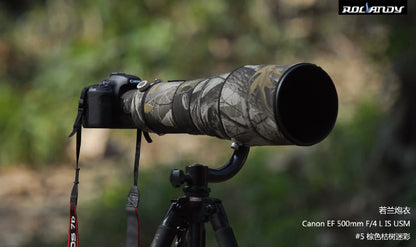 ROLANPRO Waterproof Lens Camouflage Coat for Canon EF 500mm f/4 L IS USM Lens Cover Lens Protective Sleeve Lenses & Accessories