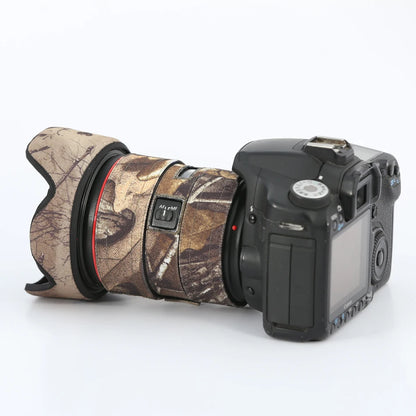 ROLANPRO Lens Camouflge Coat for Canon EF 24-70mm F/2.8L USM Rain Cover Lens Protective Sleeve for 24-70mm F/2.8L II USM
