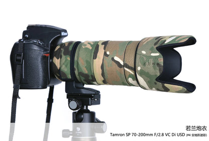 ROLANPRO Lens Coat for Tamron SP 70-200mm F2.8 VC Di USD (A009) Camouflage Lens Clothing Rain Cover Lens Case