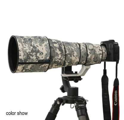 ROLANPRO Waterproof Lens Camouflage Coat for Canon EF 400mm F4 DO IS II USM Lens Cover Lens Protictive Sleeve Guns Case