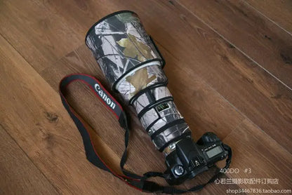 ROLANPRO Lens Camouflage Coat for Canon EF 400mm f/4 DO IS USM Lens Clothing Rain Cover Lens SLR Guns Case Sleeve