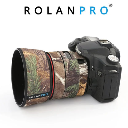 ROLANPRO Waterproof Lens Coat for Canon EF 85mm f1.2L II USM Camouflage Rain Cover Lens Sleeve Guns Case Photography Clothing