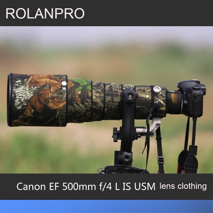 ROLANPRO Waterproof Lens Camouflage Coat for Canon EF 500mm f/4 L IS USM Lens Cover Lens Protective Sleeve Lenses & Accessories