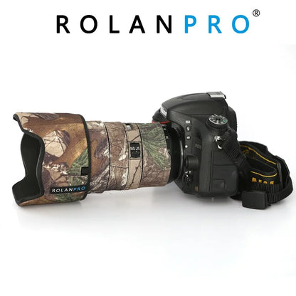 ROLANPRO Waterproof Lens Coat for Nikon AFS 24-70mm F2.8G Lens Protective Sleeve Guns Cover Protection Case Clothing DSLR