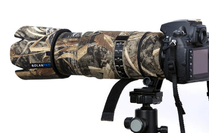 ROLANPRO Waterproof Lens Camouflag Coat for Nikon AFS 80-400mm F4.5-5.6 G ED VR Lens Cover Case Protective Sleeve Rain Cover