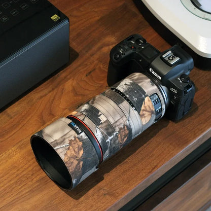 ROLANPRO Waterproof Lens Coat for Canon RF 100mm F2.8 L MACRO IS USM Camouflage Lens Protective Sleeve Canon RF 100mm Lens Case