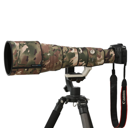 ROLANPRO Lens Camouflagt Cover for Canon EF 800mm F/5.6 L IS USM Lens Protective Sleeve Guns Case Canon 800 f5.6 Coat Backpack