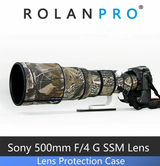 ROLANPRO Lens Coat For Sony 500mm F/4 G SSM Camouflage Protective Case Camouflage Rain Cover For SONY Camera Lens Guns Sleeve