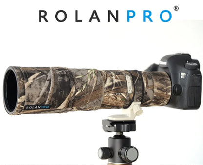 ROLANPRO Waterproof Lens Camouflage Cover for Canon EF 400mm F/5.6 L USM Coat Lens Protective Sleeve Guns Case DSLR Bag