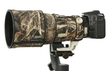 ROLANPRO Lens Camouflage Coat for Canon EF 200mm F/2 L IS USM Lens Protective Sleeve Guns Case Lens Bag Foto Bag