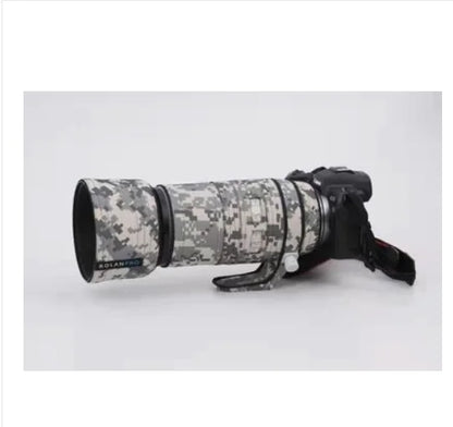ROLANPRO Lens Coat for Canon RF 100-500mm F/4.5-7.1 L IS USM Rainproof Protective Sleeve canon rf100 500 Case Rain Cover Camo