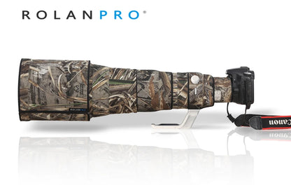ROLANPRO Waterproof Lens Camo Cover for Canon EF 600mm F/4 L IS III USM Coat Photography Protective Sleeve Guns Case Canon 600mm