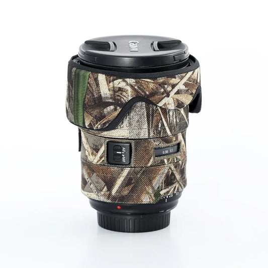 ROLANPRO Lens Coat for Canon EF 24-70mm F/2.8L II USM Camouflage Rain Cover Lens Protective Sleeve Guns Cloth Photography Case