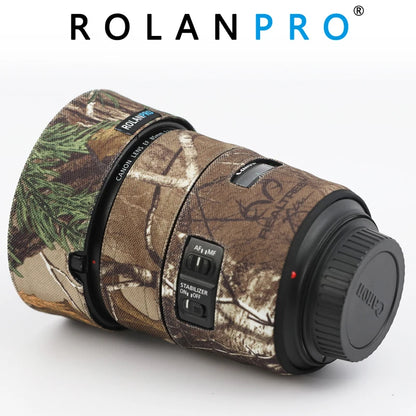 ROLANPRO Lens Coat for Canon EF 85mm F/1.4L IS USM Camouflage Rain Cover Lens Protective Sleeve Guns Case Photography Clothing