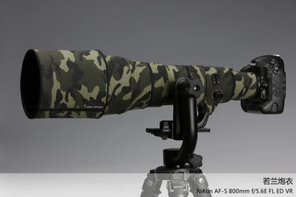 ROLANPRO Waterproof Lens Camouflage Coat for Nikkor Nikon AF-S 800mm f/5.6E FL ED VR lens Cover Protective Sleeve Guns Case