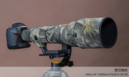 ROLANPRO Waterproof Lens Camouflage Coat for Nikkor Nikon AF-S 800mm f/5.6E FL ED VR lens Cover Protective Sleeve Guns Case