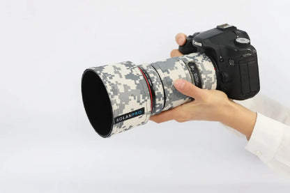 ROLANPRO Waterproof Lens Coat for Canon EF 200mm f2.8L II USM Camouflage Rain Cover Lens Sleeve Guns Case Photography Clothing