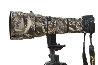 ROLANPRO Lens Camouflage Camera Coat Rain Cover for Nikon AF-S 400mm F2.8G ED VR Lens Protective Case Guns Sleeve