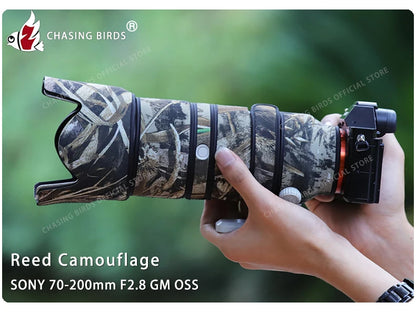 CHASING BIRDS camouflage lens coat for SONY FE 70 200 F2.8 GM waterproof and rainproof lens protective cover sony 70200mm gm oss