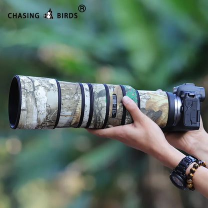Chasing birds camouflage lens coat for CANON RF 600 F11 IS waterproof and rainproof lens protective cover canon rf 600mm f11 STM