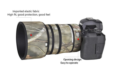 CHASING BIRDS camouflage lens coat for CANON RF 70 200 mm F4 L IS USM waterproof and rainproof lens coat protective cover
