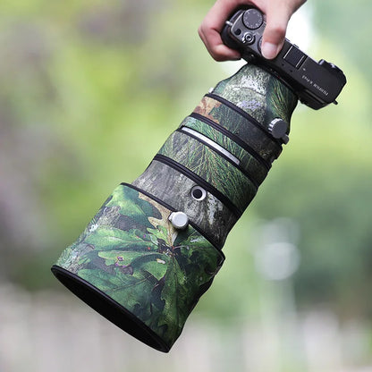 CHASING BIRDS camouflage lens coat for Fuji XF 200 F2 R waterproof and rainproof lens protective cover fujifilm xf 200 lens camo
