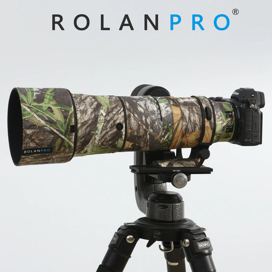 ROLANPRO Waterproof Lens Camouflage Coat for Nikon Z 180-600mm F/5.6-6.3 VR Rain Cover Lens Protective Sleeve z 180 600 Bag Cap