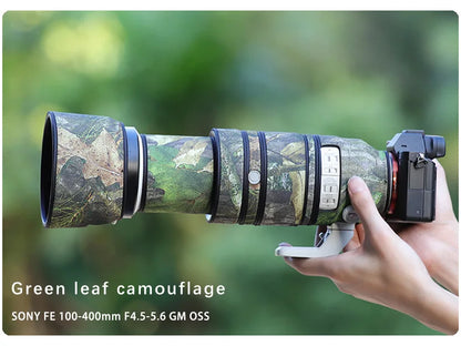CHASING BIRDS camouflage lens coat for SONY FE 100-400mm GM waterproof and rainproof lens protective cover SEL 100400 lens cover