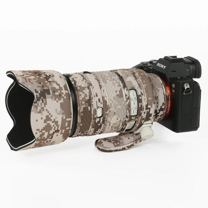 CHASING BIRDS camouflage lens coat for Sony FE 70-200mm F4 Macro G OSS II waterproof and rainproof elastic lens protect cover