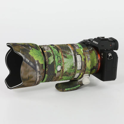 CHASING BIRDS camouflage lens coat for Sony FE 70-200mm F4 Macro G OSS II waterproof and rainproof elastic lens protect cover
