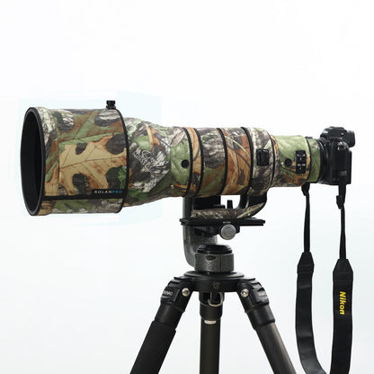 ROLANPRO Waterproof Lens Coat for Nikon Z 400mm F2.8 TC VR S Lens Protective Cover Case nikon Z400 2.8 Sleeve Raincover Camo