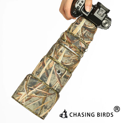 CHASING BIRDS Camouflage Lens Coat for Fujifilm XF 500mm F5.6 R LM OIS WR elastic Waterproof and Rainproof xf 500 Lens cover