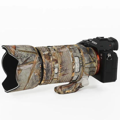 CHASING BIRDS camouflage lens coat for Sony FE 70-200mm F4 Macro G OSS II waterproof and rainproof elastic lens protect cover