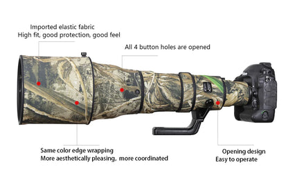 CHASING BIRDS camouflage lens coat for NIKON AF-S 800mm F5.6 E FL ED VR elastic waterproof and rainproof lens protective cover